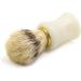 Ruilogod Jade White Bristle Barber Shop Shaving Brush - Premium Male Facial Beard Cleaning Tool for a Smooth Shave - Buy Online on SooperMarket.com