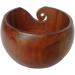 Beiyoule Handmade Bamboo Yarn Bowl - Knitting Wool Holder for Crochet and Embroidery - Wine Red - Buy Online on SooperMarket.com