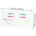 BELLIFFY 4sets Beauty Eyeliner Decal Stage Performance Sticker Reusable Eyeliner Sticker - Buy Online on SooperMarket.com