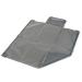 Luxdag wrap pad for on the go 60x60cm (color & motif) - changing padding with compartments for diapers & wet wipes - washable diaper bag diaper change mat gray / dots