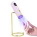 UV LED Nail Lamp Handfree Mini UV Light for Gel Nails Portable Flash Cure Nail Lamp for Acrylic Nails Extension Gel Magnetic Stand 60S USB Rechargeable(Pink)