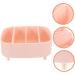 Angoily Makeup Storage Box | Lipstick Organizer & Eyeshadow Palette Holder - Pink Vanity Organizer Tray 20.6X20X8.6CM - Perfect for Drawers & Desktops - Buy Online on SooperMarket.com