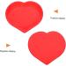PRETYZOOM Mold Heart Shaped Biscuit Heart Cupcake Pan Silicone Cookie Mini Cupcake Heart Cake Pan Baking Supply Tube Baking Tins Cake Tin Red Wedding Large Baking Dish Silica Gel - Buy Online on SooperMarket.com