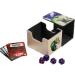 BlackLotos Leather Card Storage Box | Magnetic Trading Card Collection Box | Purple | Fits 100+ Double Sleeved YGO Cards | Collectible Cards Deck | Playing Card Box - Buy Online on SooperMarket.com