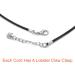 Paxcoo 50Pcs 18 Black Waxed Necklace Cord - 18 Inches - Jewelry Making Supplies - Buy Online on SooperMarket.com