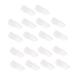 FRCOLOR 20pcs Nail Case Gel Polish Protector Gelt Nail Protector Tape Nail Polish Shield Nail Polish Cap Holder Reusable Hat Protector Nail Varnish Protector Safety Mask Plastic Manicure