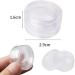 20-Piece Cosmetic Sample Set | 5g Round Plastic Jars with Screw Cap & Stickers - Ideal for Travel & Storage - Buy Online on SooperMarket.com