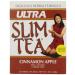 Ultra Slim Tea, Cinnamon Apple, Tea Bags, 24 Count Box, 1.69 Oz