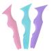 PLAFOPE Blue Eyeliner Pencil 3pcs Silicone Beauty Ruler Purple Tools Silicone Eyeliner Stencils Lipstick Wearing Cosmetic