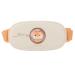 Heated Uterus Belt for Menstruation | 4-Level High Frequency Vibration Waist Belt for Women - Comfort & Relief (White) - Buy Online on SooperMarket.com