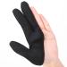 minkissy 1pc Hairdressing Three Finger Cover Hairdressing Finger Glove Hair Straightener Glove Tool Curling Wand Billiard Straightener Gloves Hair Dye Gloves Hairdressing Finger Cover Hand Black 11x10cm - Buy Online on SooperMarket.com