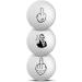 Callaway Golf Balls Pack of 3 - F-You Middle Finger Gift Idea | Chrome Soft Golf Gifts for Golfers - Buy Online on SooperMarket.com