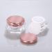 Zeoabsy 12 Pcs Transparent Acrylic Diamond 10ml Cream Cans with Pink Screw Cap - Perfect for Lotion Nail Art and Lip Balm | International Shipping - Buy Online on SooperMarket.com