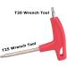 Golf Club Wrench Tool for Taylormade, Titleist, Cobra, Callaway - Universal Fit for Driver, Fairway Wood, Hybrid - T20 T25 - Buy Online on SooperMarket.com