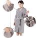 Buy Mollensiuer Silver Salon Robe - Stylish Hair Cutting Smock for Clients | International Shipping Available - Buy Online on SooperMarket.com