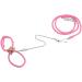 Adjustable Hamster Harness & Leash | Anti-Bite Vest for Hamsters Gerbils Rats Mice Ferrets & Squirrels - Pink - Buy Online on SooperMarket.com