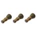 Beavorty 3 pieces of wood tools Salon Razor Vintage Razor Broken Hair Cleaning brush hairdressing brush Razor brush Razor Face brush brush Wollenstaubwedel Neck brush 15.5x3.2cm X3PCS Braunx3st