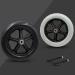 Wheelchair Front Wheel 8Inch Wheelchair Front Wheel(1 Pair) Solid Replacement Wheels for Wheelchair Rollators Walk 5/16"(8 Mm) Bearing/Gray(Black) - Buy Online on SooperMarket.com