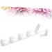 Cabilock 3pcs 5 The Hooks Coat Towel Hat Holders Rack Hangerwhitel Hanging Multifunctional Over Door Plastic medium White - Buy Online on SooperMarket.com