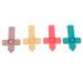 4Pcs Silicone Baby Teether Toy - Infant Teething Relief for Sore Gums | Chew Toys for Comfort - Buy Online on SooperMarket.com