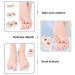 Gatuida Silicone Toe Separator + Bunion Corrector 2 Pairs - Thumb Splint Included | Overlapping Toe Relief | 3.6x3.5cm - Buy Online on SooperMarket.com