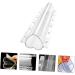 SUPVOX Tools 3pcs Vegetable Shaping Mold Cucumbers Fruit Plastic Heart Garden Cucumber Mold Modeling Strawberry Toaster Oven Transparent 20x6.5cm - Buy Online on SooperMarket.com