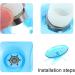 Silent Hamster Wheel Hamster Flying Saucer Plastic Running Wheel Playing Toy Hamster Running Sports Wheel for Gerbils Squirrels Guinea Pig Syrian Small Animals Pets - Buy Online on SooperMarket.com