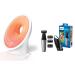 Philips Connected Sleep and Wake-up Light sleep aid wake up of course HF3671/01 & BG5020/15 Bodygroom Series 5000 with attachment for back hair removal and 3 comb attachments for trimming with connected functions Bundle with body groom Series 5000