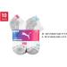 Puma Youth Girls 10-Pair No Show Socks | Cushioned Footbed | Mesh Ventilation | Arch Support | Size 4-9.5 - Buy Online on SooperMarket.com