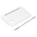 Buy Acrylic Palette & Stainless Spatula Set - Perfect for Makeup Artists & Manicurists | Nail Art Mixing Tool - Buy Online on SooperMarket.com