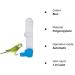 Bird Food Water Dispenser Bird Water Bottle Parrot Automatic Water Feeder Water Drinker Food Feeder Waterer Clip Feeder Cage Accessories for Parrot Budgie Lovebirds Cockatiel Parakeet Cockatoo - Buy Online on SooperMarket.com