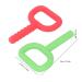 D Letter Hand Chew Toy - Silicone Sensory Teething Toy for Autistic Children | 2 Pack - Safe Soft & Durable - Buy Online on SooperMarket.com