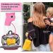 Pokanic Travel Potty Training Seat Cover with Non-Slip Silicone Pads and Carry Bag - Pink | Portable, Reusable Toilet Seat for Kids and Toddlers - Buy Online on SooperMarket.com