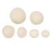 6 Wool Drying Balls Clothes Softening Balls Laundry Drying Reusable Balls Clothes Drying Accessories