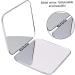 Folding Makeup Mirror Portable Stainless Steel Cosmetic Mirror Double Sided Pocket Mirror Square Hand Pocket Makeup Mirror - Buy Online on SooperMarket.com