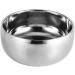 Natudeco Men's Wet Shave Soap Shell | Silver Metal Shaving Shell with Lid | Perfect for Soap Cream & Foam Shaving - Buy Online on SooperMarket.com