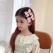 Girls Pink Bow Hair Clips - Set of 2 Cute Barrettes for Little Girls | Hair Accessories - Buy Online on SooperMarket.com