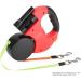 3M Double Retractable Dog Leash with LED Light - Flexible Roller Leash for Two Dogs (Red) | International Shipping Available - Buy Online on SooperMarket.com