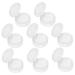 Gogogmee 8pcs Box Empty Eye Shadow Box Creme Eyeshadows Gram Jar To Go Makeup Tools Abs White Travel Cosmetic 4x3.8cm White