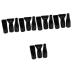 Angoily 15 Pcs Pet Water Blower Hairdryer Diffuser Accessories Hair Styling Nozzle Hair Dryer Front Nozzle Hair Dryer Attachment for Blow Dryer Blow Dryer Nozzle Modeling Abs Round Mouth 12.00X6.10X4.00CMx5pcs Blackx5pcs