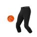 Unlimit Basketball Pants with Knee Pads, Black Knee Pads Compression Pants, 3/4 Capri Leggings Medium