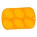 Zerodeko 1pc Easter Egg Cake Mold Silicone Cake Mold Festival Cake Baking Tool Baking Pan Silicone Molds Easter Treat Easter Cakes Mold Easter Cake Baking Tools Biscuits Mold Household Eggs 26.5X16.5CM Orange