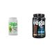 Vega All-in-One Vegan Protein Powder Natural Unsweetened & Sport Protein Vegan Protein Powder Mocha (19 Servings) BCAAs