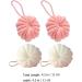 FRCOLOR African Exfoliating Net Scrunchies - 4pcs Bath Shower Loofah Set - Buy Online on SooperMarket.com
