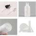 Zeoabsy 6-Piece 5ml Frosted Clear Glass Pipette Bottles | Essential Oil Drip Bottles with White Lock Rings for Aromatherapy - Buy Online on SooperMarket.com