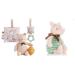 KIDS PREFERRED Classic Pooh 4 Piece Set with Pooh Stuffed Animal Squeaker Toy Crinkle Square and Teether & Baby Classic Winnie The Pooh and Friends Stuffed Animal 9 inch Piglet