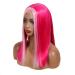 Buy SHIYID Hot Pink Lace Front Synthetic Wig | Heat Resistant Short Wig for Black Women & Drag Queens - Natural Hairline - Buy Online on SooperMarket.com