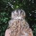 Edary Bridal Wedding Hair Comb | Silver Flower Headpiece with Rhinestones & Crystals - Elegant Hair Accessories for Women & Girls - Buy Online on SooperMarket.com