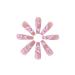 Vatocu Long Pink Matte Coffin Press-On Nails | 24pcs Acrylic Glue-On False Nails for Women & Girls - International Shipping Available - Buy Online on SooperMarket.com