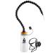Giraffe Bottle Tower Hands Free Drinking System  Clear Tritan Bottle  with Round Tube Mounted Bottle Holder (Length 25 in / 63 cm) 25 Inch / 63 cm 7 Piece Set